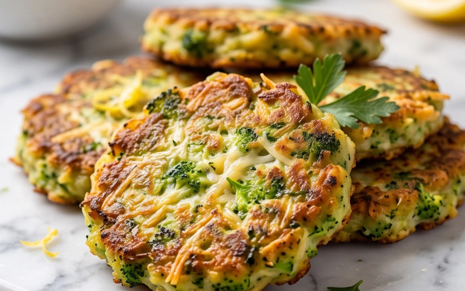 Recette de galettes de brocoli croustillantes et tendres